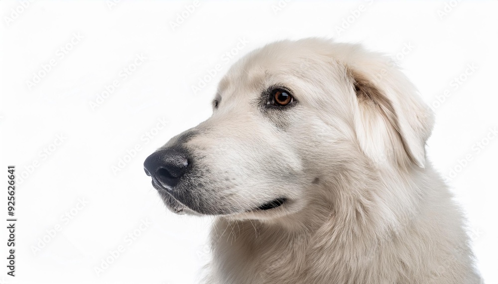 マレンマ・シープドッグのポートレート(Maremma Sheepdog portrait on white background)
マレンマ・シープドッグのポートレート(Maremma Sheepdog portrait on white background)