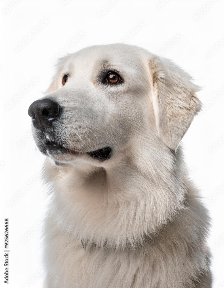マレンマ・シープドッグのポートレート(Maremma Sheepdog portrait on white background)
マレンマ・シープドッグのポートレート(Maremma Sheepdog portrait on white background)