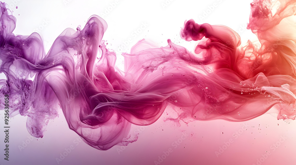 Colorful abstract smoke waves in shades of purple and pink. Colorful abstract smoke waves in shades of purple and pink.