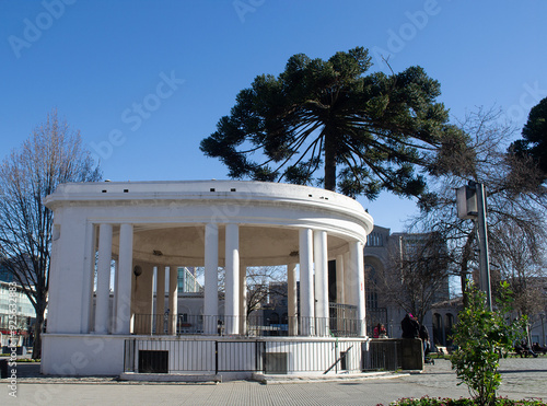 amphitheater in the main square of the city of Concepcion in Chile photo