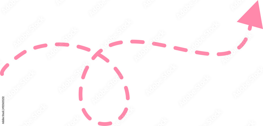 Dotted arrow Illustration. Call out title. Dotted arrow Illustration. Call out title.