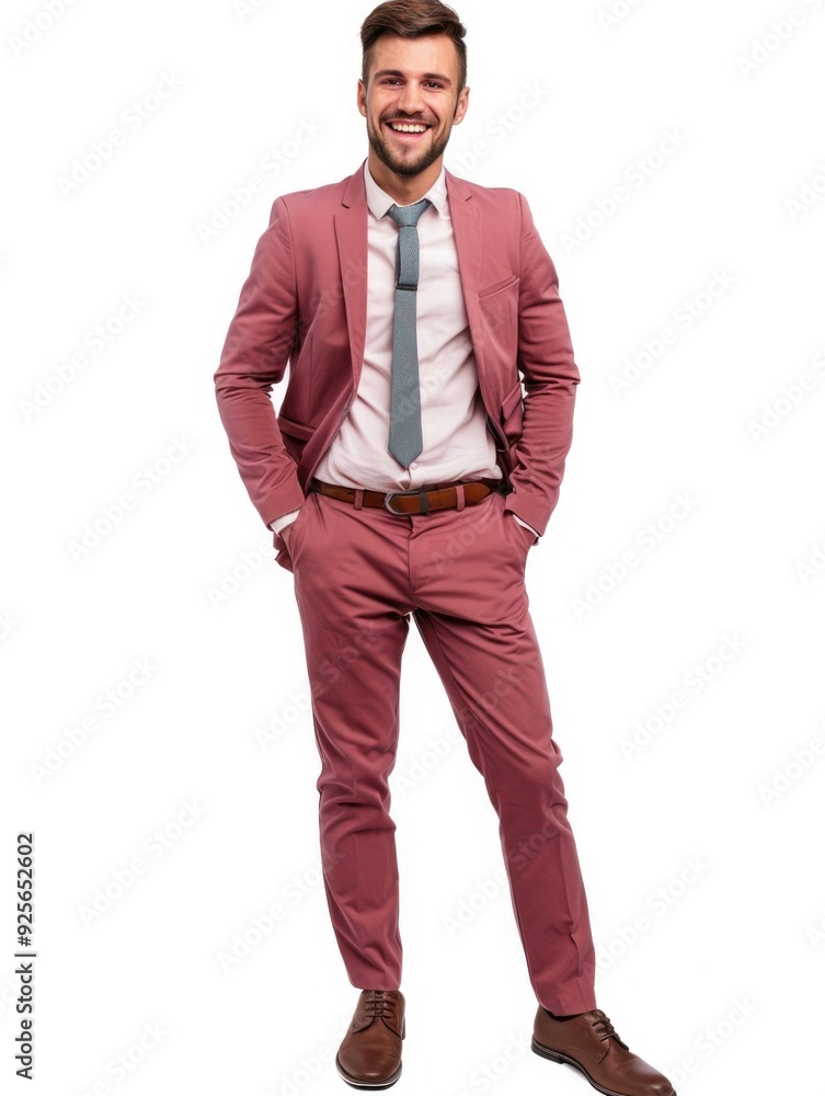 Success business manager in white background Success business manager in white background