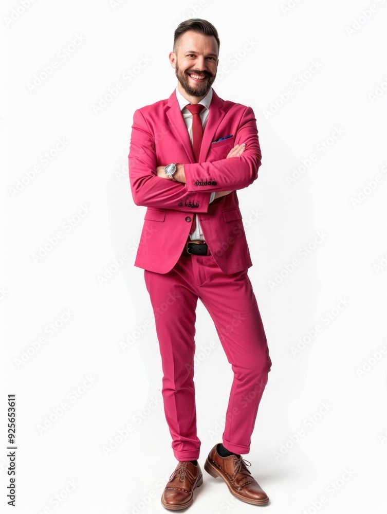 Success business manager in white background Success business manager in white background