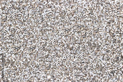 Small shape of dark gray mosaic for background