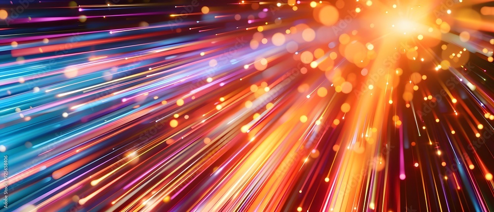 A vibrant and dynamic background featuring colorful streaks of light, representing the speed and energy associated with fast internet connections A vibrant and dynamic background featuring colorful streaks of light, representing the speed and energy associated with fast internet connections