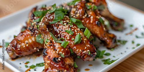 Crispy BBQ Chicken Wings
