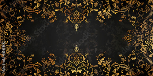 Luxury Golden 3D Ceiling Design
