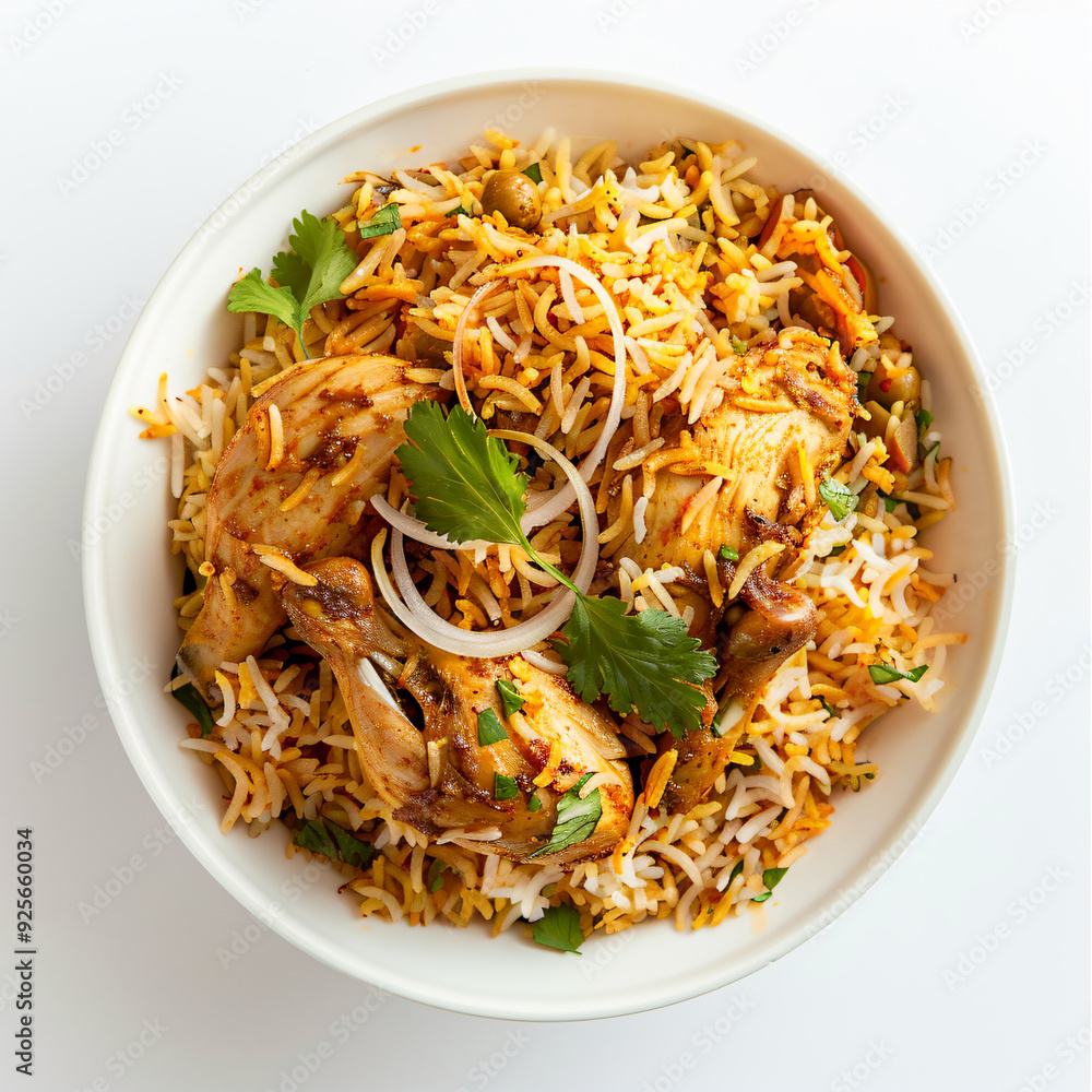a bowl of rice with meat and onions a bowl of rice with meat and onions