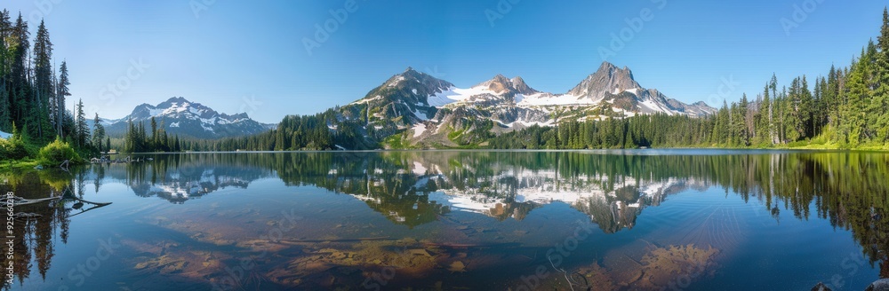 Mountain Lake Reflection Mountain Lake Reflection