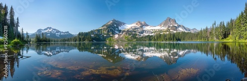 Mountain Lake Reflection