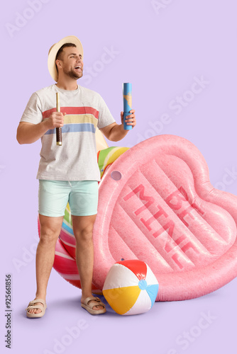 Portrait of young man with ...