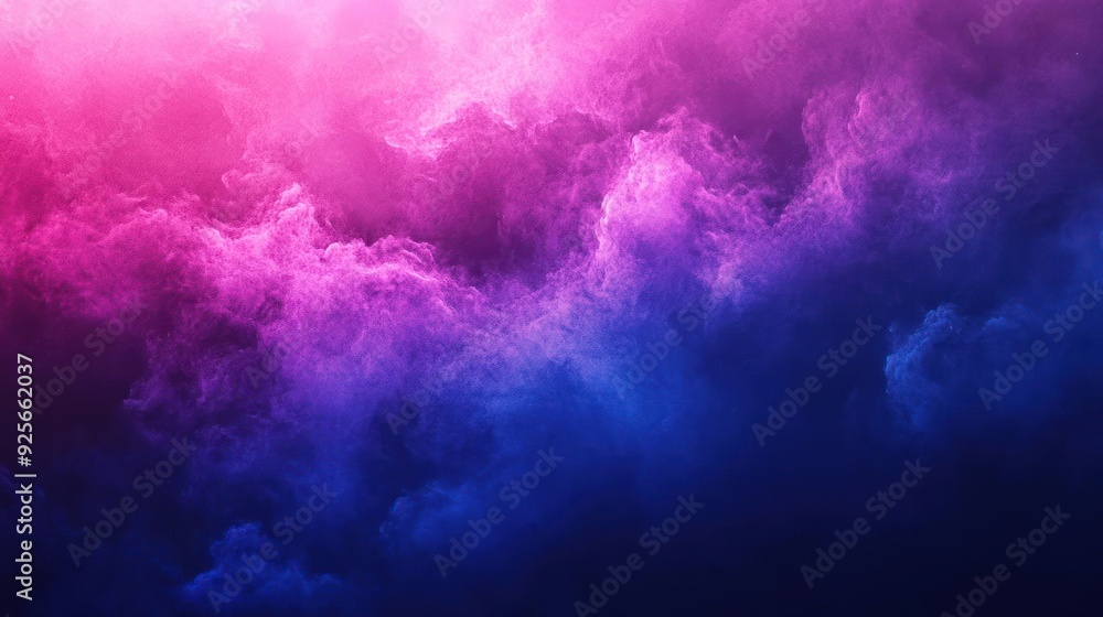 A cosmic purple and blue nebula cloud with dark background A cosmic purple and blue nebula cloud with dark background