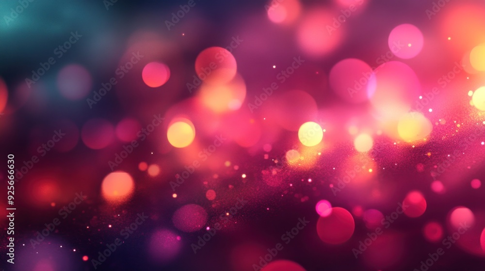 Abstract Bokeh Background with Warm Colors Abstract Bokeh Background with Warm Colors