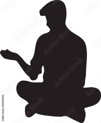 Model number  silhouette illustration 07