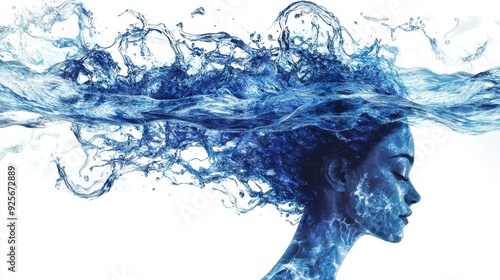 Woman with Water Hair.