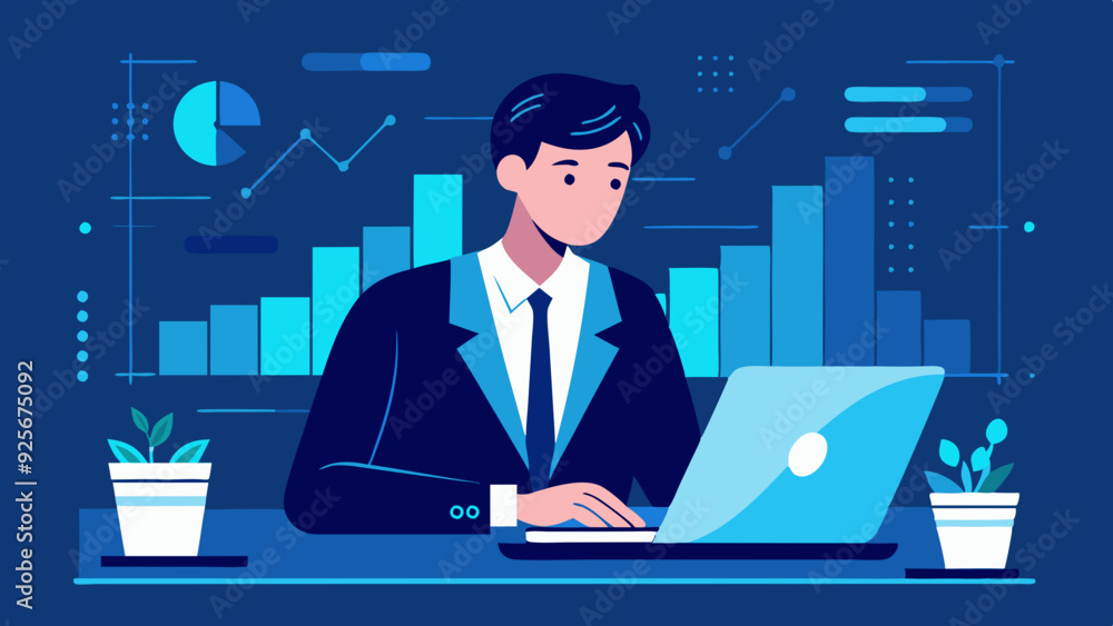 close-up typing on laptop with transparent Virtual diagram and graph, finance background concept close-up typing on laptop with transparent Virtual diagram and graph, finance background concept