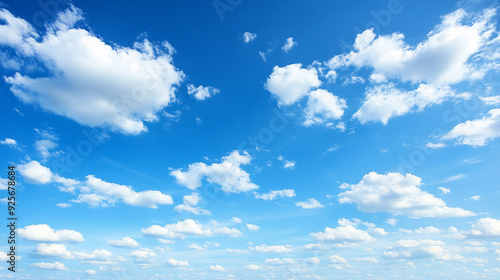 light blue sky with delicate cirrostratus clouds, symbolizing tranquility, clarity, and the infinite possibilities of the open sky. The scene evokes calmness and serenity