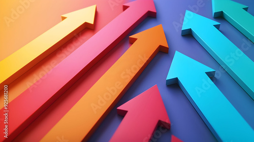 Colorful arrows. Business concept