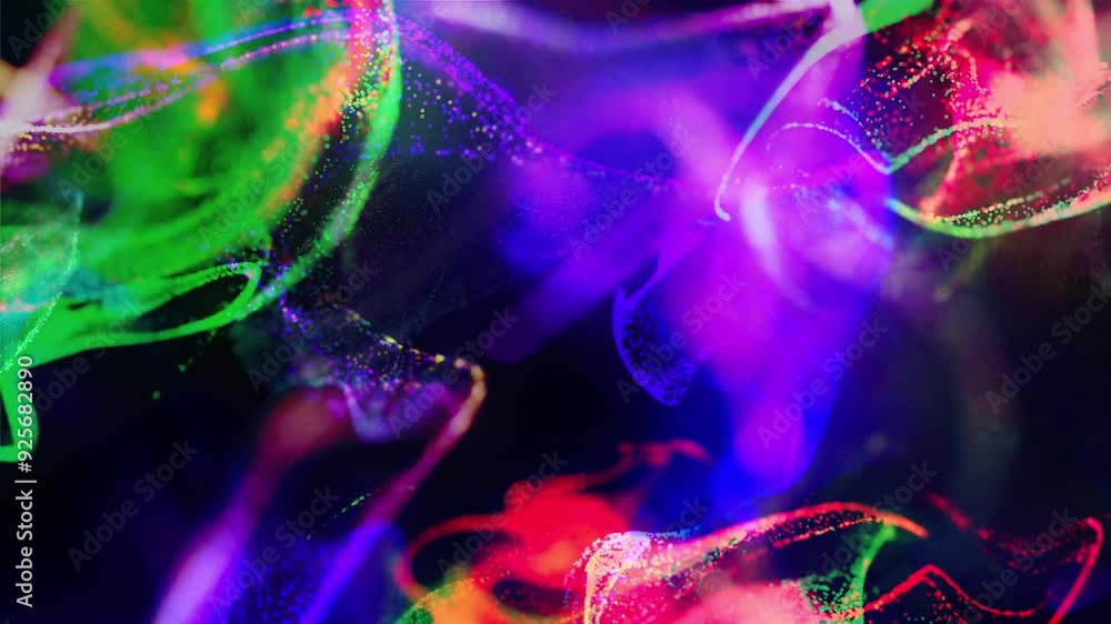 abstract background colorful particle waves abstract background colorful particle waves