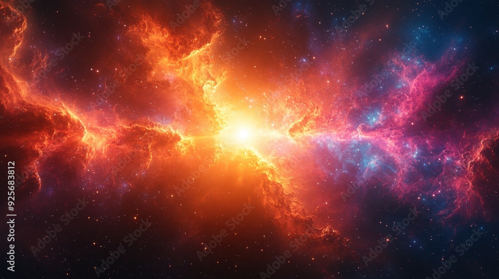 Fototapeta premium Cosmic Explosion.