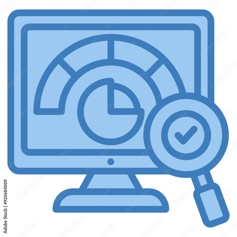 Kpi Dashboard Icon Element For Design Kpi Dashboard Icon Element For Design
