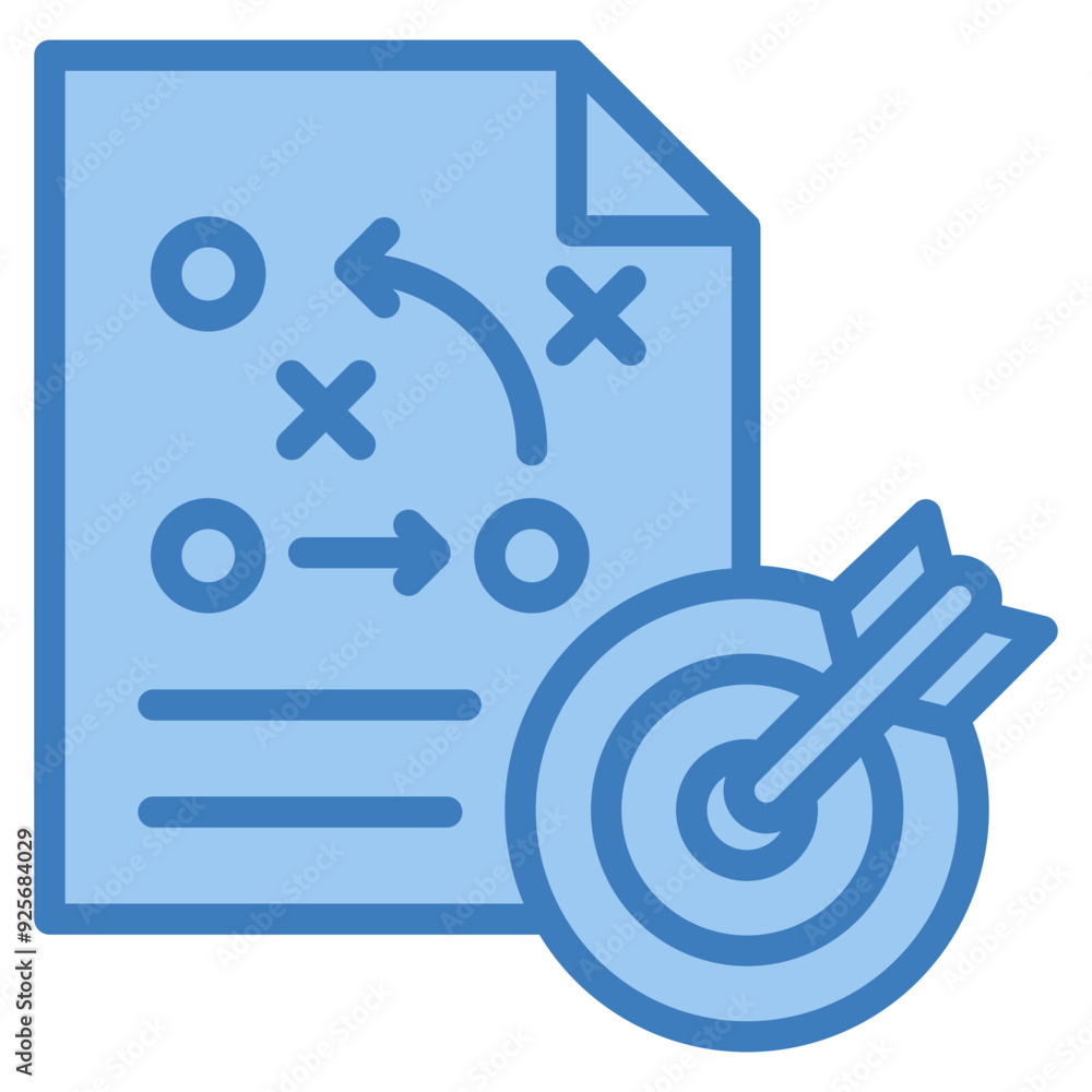 Strategy Planning Icon Element For Design Strategy Planning Icon Element For Design