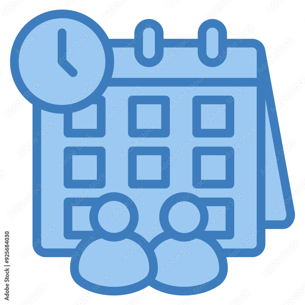 Meeting Schedule Icon Element For Design Meeting Schedule Icon Element For Design