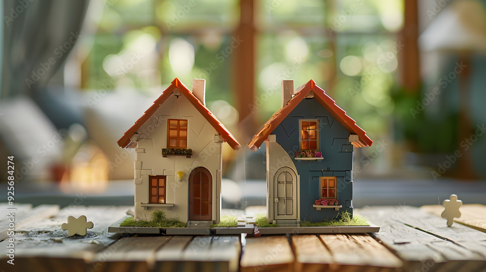 Husband and wife divide a house in a divorce process. Disputes over division of real estate and property between former spouses. Protection of rights and interests, justice. Conflict resolution Husband and wife divide a house in a divorce process. Disputes over division of real estate and property between former spouses. Protection of rights and interests, justice. Conflict resolution