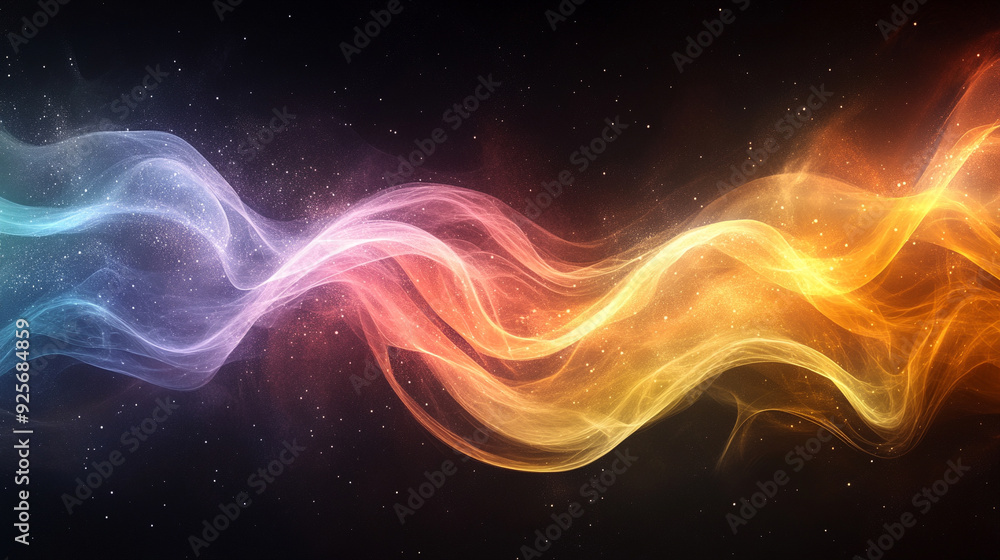 wave gradient featuring red, yellow, green, and purple hues, flowing seamlessly together. The colors symbolize diversity, harmony, and balance, creating an eye-catching and dynamic visual effect wave gradient featuring red, yellow, green, and purple hues, flowing seamlessly together. The colors symbolize diversity, harmony, and balance, creating an eye-catching and dynamic visual effect