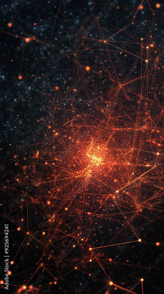 Abstract Digital Connections Background