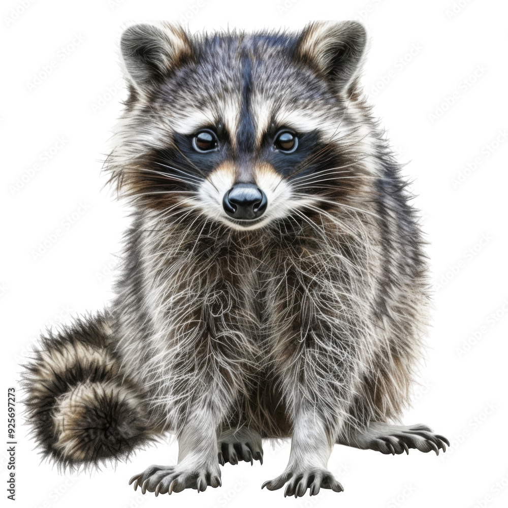 A Close-Up Portrait of a Raccoon A Close-Up Portrait of a Raccoon