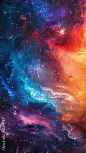 Wallpaper Mural space nebula galaxy universe stars cosmic colorful celestial astronomy cosmos space background outer space star cluster interstellar deep space Torontodigital.ca