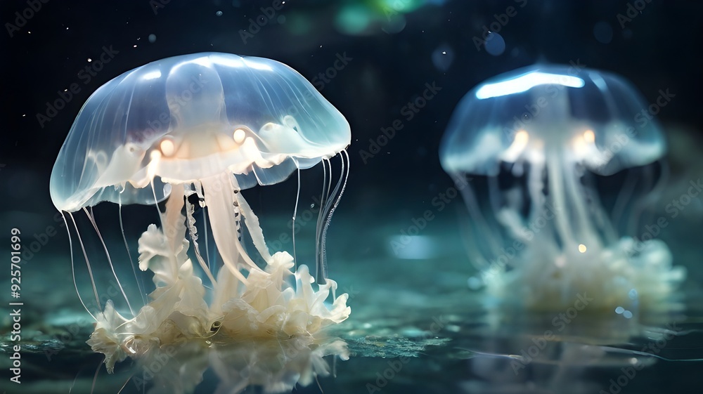 jelly fish in aquarium jelly fish in aquarium