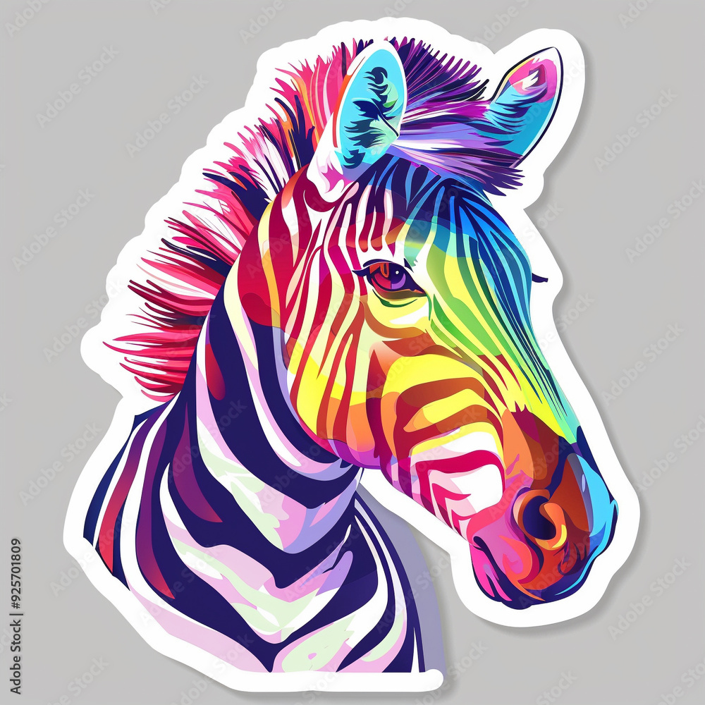 zebra colorful abstract art vibrant neon wildlife striped animal head psychedelic creative multicolor design pop art zebra colorful abstract art vibrant neon wildlife striped animal head psychedelic creative multicolor design pop art