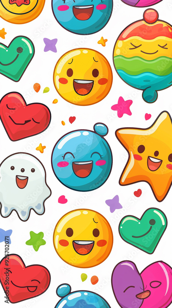 emojis cartoon icons stickers faces hearts stars cute colorful smiley ghost blue ball heart shape star shape happy faces kawaii adorable digital art emojis cartoon icons stickers faces hearts stars cute colorful smiley ghost blue ball heart shape star shape happy faces kawaii adorable digital art