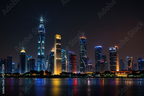 Guangzhou city skyline