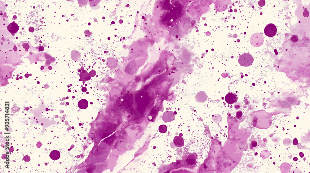 Fototapeta premium dynamic mulberry and cream paint splatter art
