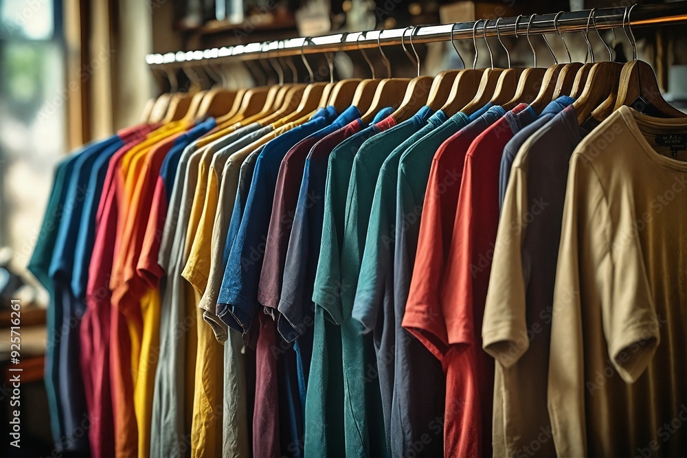 custom made wallpaper toronto digitalColorful Shirts on Hangers