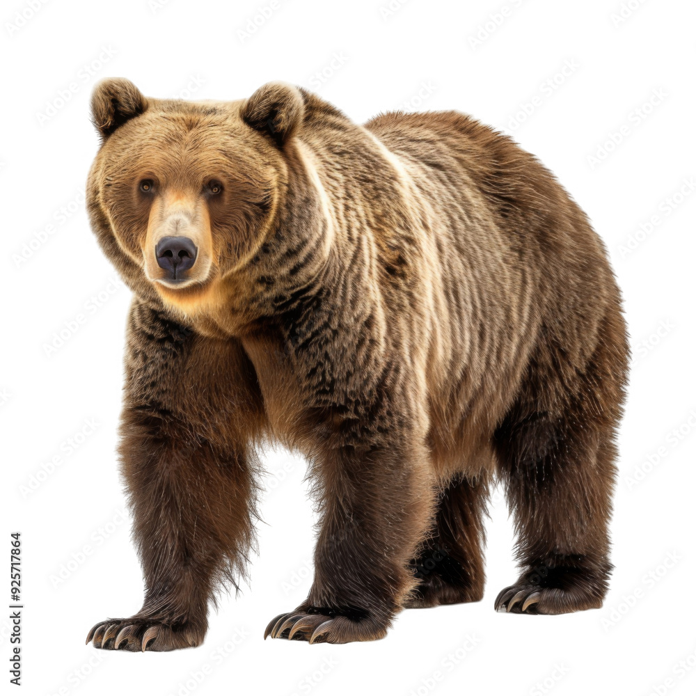 Fototapeta premium A Large Brown Bear Standing