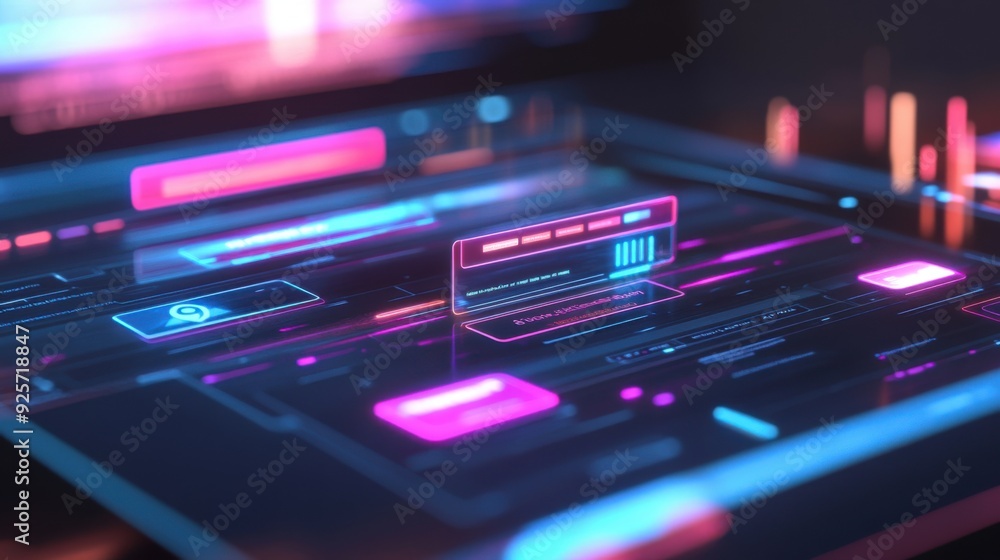 Futuristic 3D Search Engine Interface with Floating Holographic Search Bars for Advanced Web Browsing Futuristic 3D Search Engine Interface with Floating Holographic Search Bars for Advanced Web Browsing