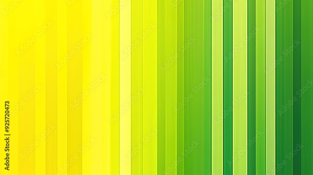 Abstract Background with Vertical Stripes: Gradient Transition from Bright Yellow to Green with Evenly Spaced Stripes Abstract Background with Vertical Stripes: Gradient Transition from Bright Yellow to Green with Evenly Spaced Stripes