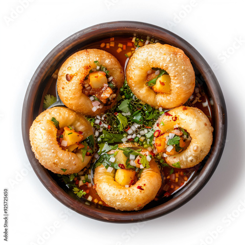 a bowl of food with a lot of toppings