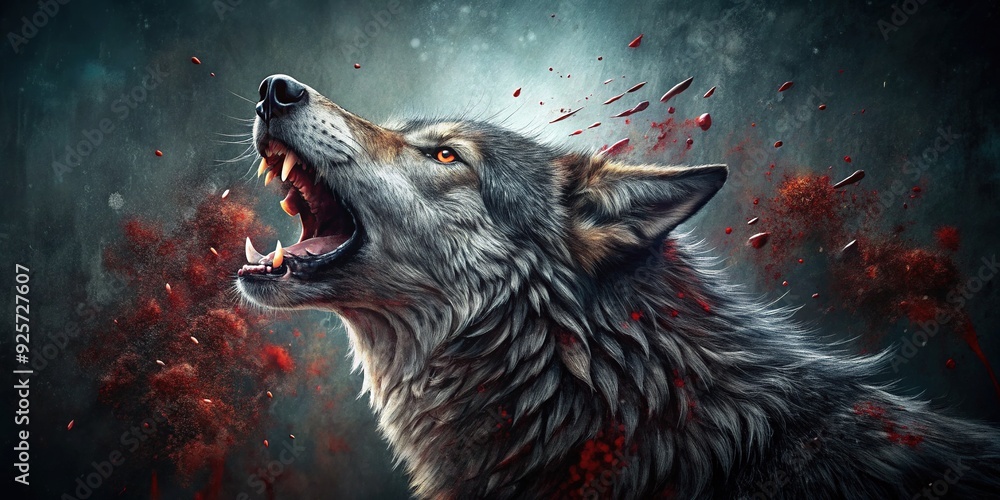 Shadowed Howl: Dark, Metallic, Brutal, Expressionistic, Bloody Shadowed Howl: Dark, Metallic, Brutal, Expressionistic, Bloody
