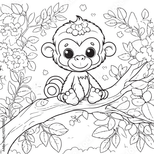 Chimpanzee illustration, 