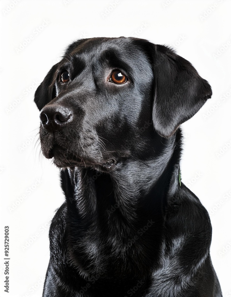 ラブラドールレトリバーのポートレート(Labrador Retriever portrait on white background)
ラブラドールレトリバーのポートレート(Labrador Retriever portrait on white background)