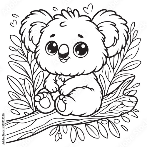 coloring book with animal