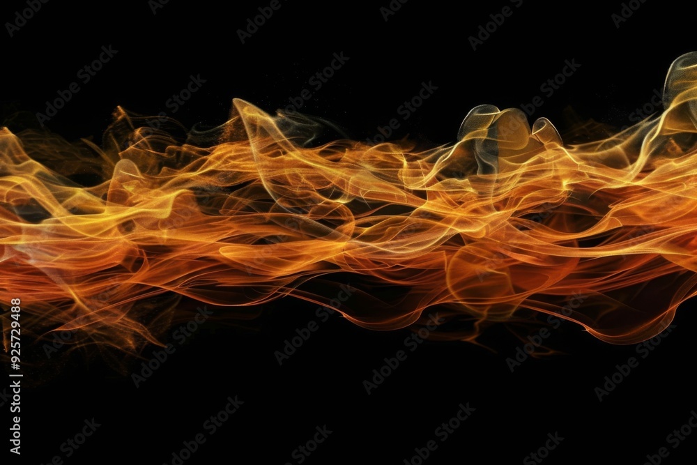 fire flames isolated on black background. fire flames isolated on black background.