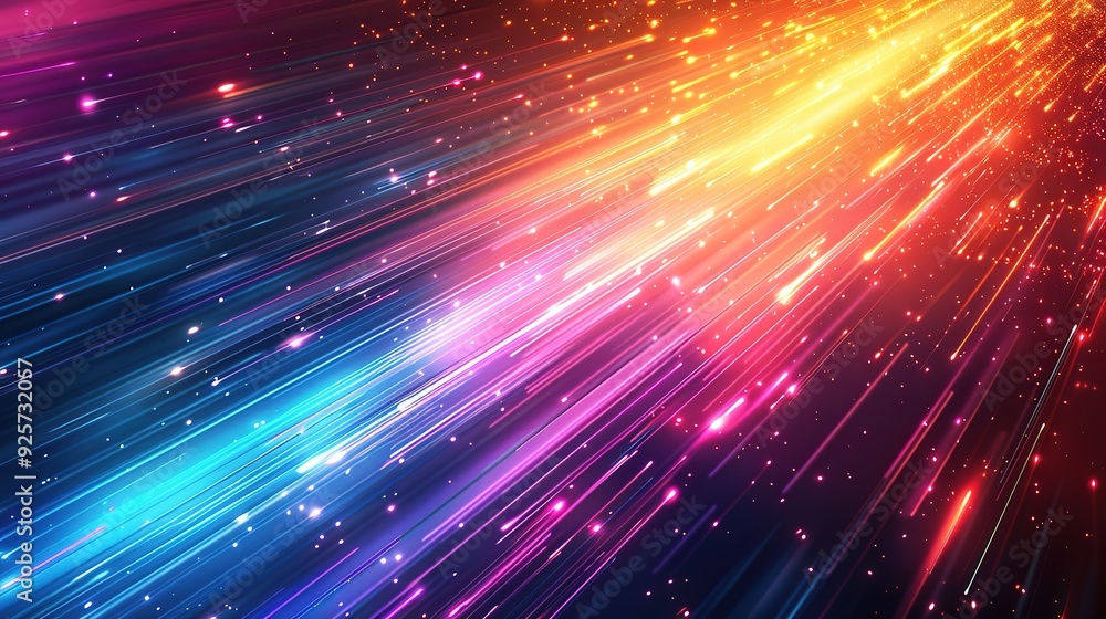 Fototapeta premium Abstract background of diagonal lines with a blurred, bright effect.