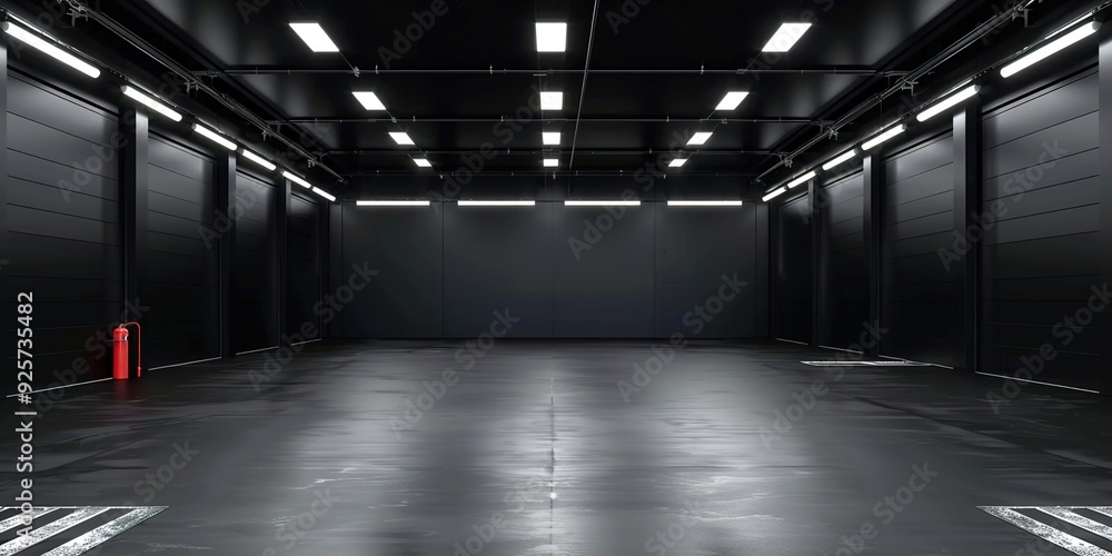 corridor in a building corridor in a building