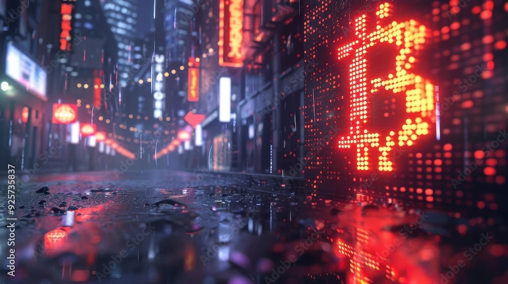 A vibrant digital bitcoin shines against a blurred urban skyline, illustrating the dynamic world of forex trading and trends. A vibrant digital bitcoin shines against a blurred urban skyline, illustrating the dynamic world of forex trading and trends.
